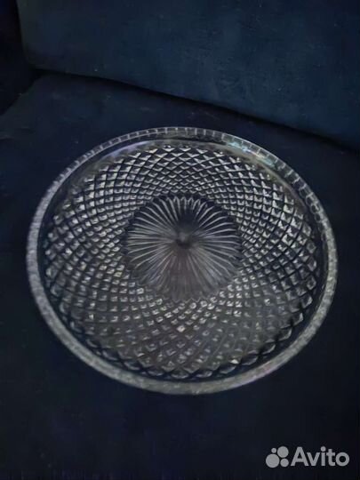 Винтажный хрусталь цветное Богемия, СССР см. Фото