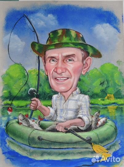 Шарж по фото. Подарок