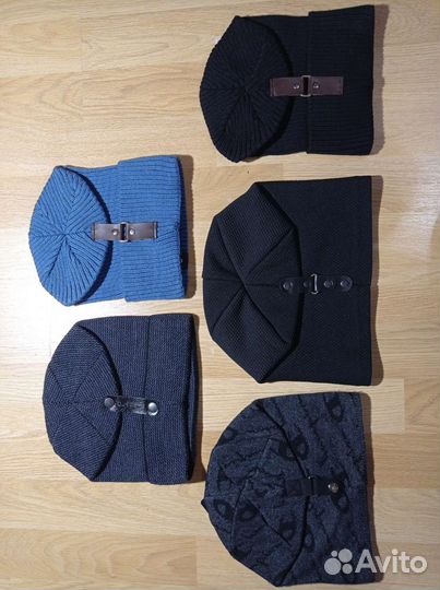 Шапки теплые мужские на защипе