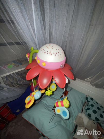 Мобиль Проектор звёздное небо на кроватку