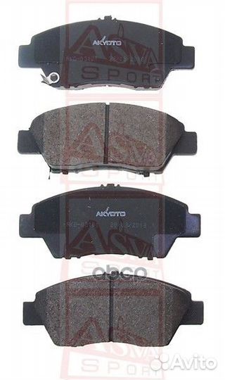 Колодки тормозные дисковые перед AKD03101 akyoto