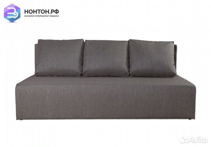 Диван еврокнижка Крит кофейный