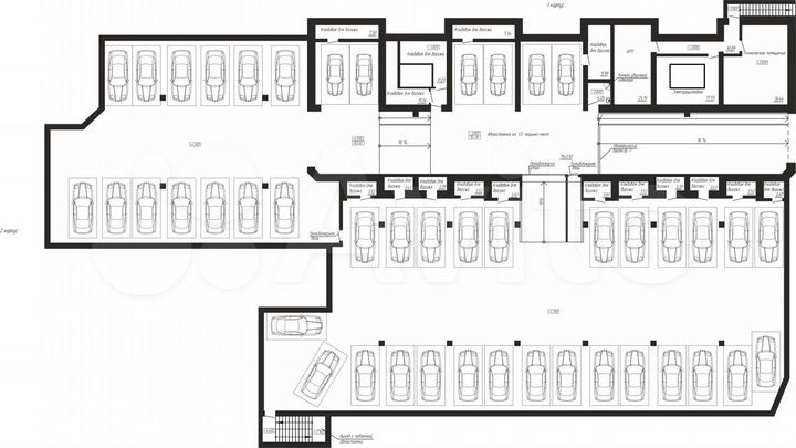 Машиноместо, 13 м²