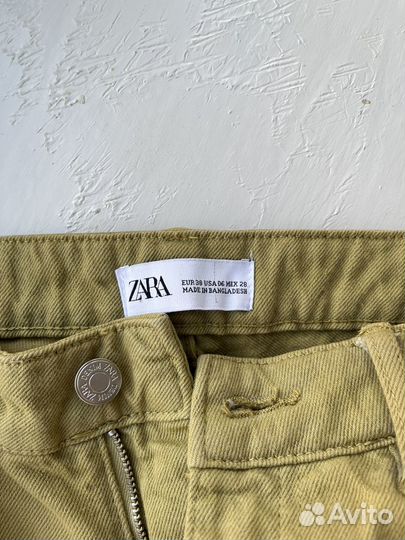 Джинсы кюлоты брюки zara (зара) 38 р(евр) Оригинал