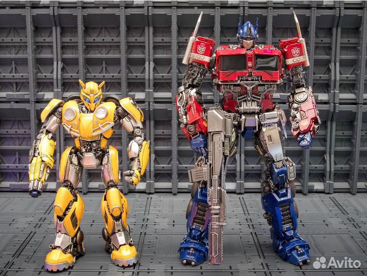 Трансформер бамблби игрушка 20см металл