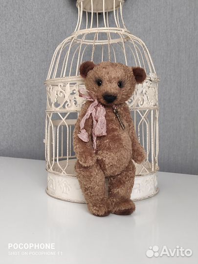 Игрушка ручной работы Мишка Тедди Гриня