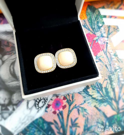 Серьги Дизайнерские Винтажные