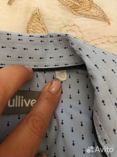 Рубашка Gulliver 152 размер с длинным рукавом