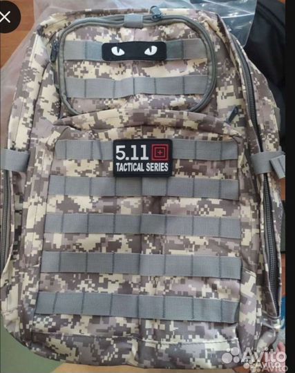 Такт.рюкзак сер.пиксель и мессенджер чёрный. питон