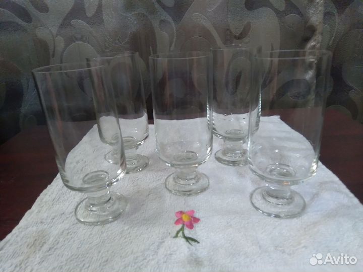 Бокалы фужеры рюмки