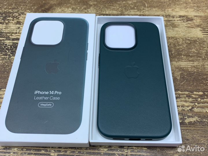 Чехол iPhone 14 pro max,14 pro Leather Case (кожа)