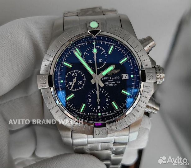 Часы Breitling avenget blue dial new