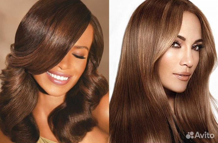 Модель на окрашивание волос