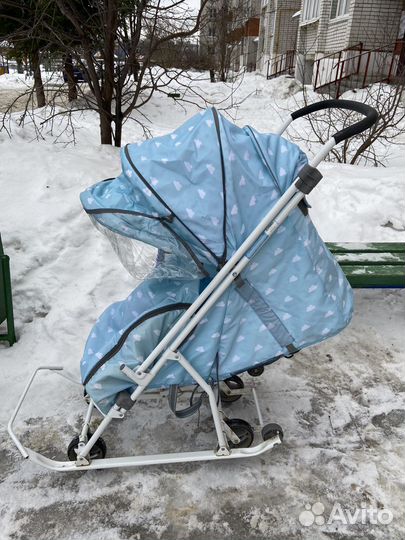 Коляска санки