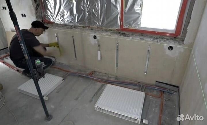 Замена радиаторов отопления и стояков