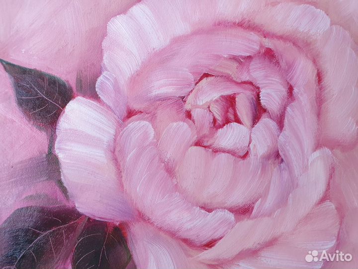 Картина маслом Роза