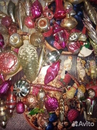 Елочные игрушки,дед мороз и снегурочка