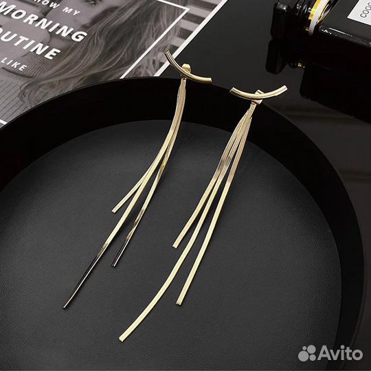 Серьги кисточки