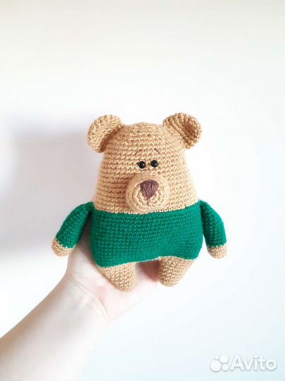 Вязанный мишка