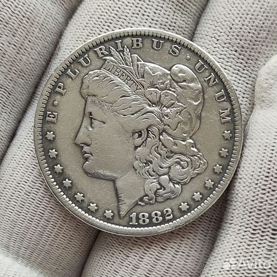 1 доллар США 1921 Морган. Серебро