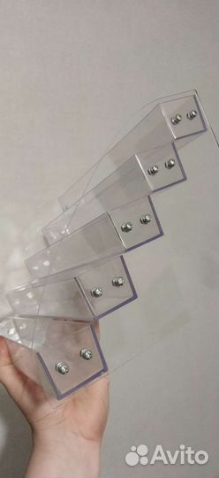 Полка-органайзер для косметики прозрачная