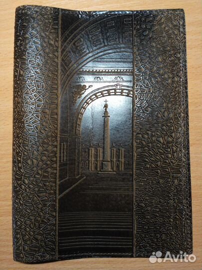 Обложка кожаная для книг и ежедневников. А5