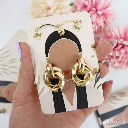 Бирки, открытки, наклейки готовые наборы