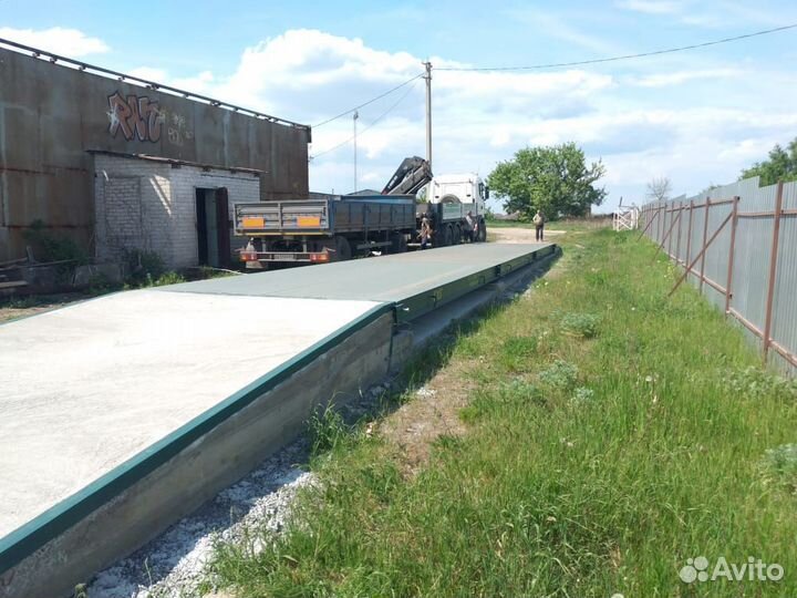 Автомобильные весы 60 тонн 18 метров (на раме)