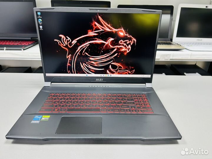 Новый Ноутбук MSI Katana 17 i5-11260H,RTX 2050