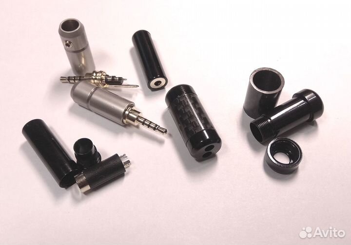 Штекер mini jack trrs 2.5, 4.4 мм, гнездо,сплиттер