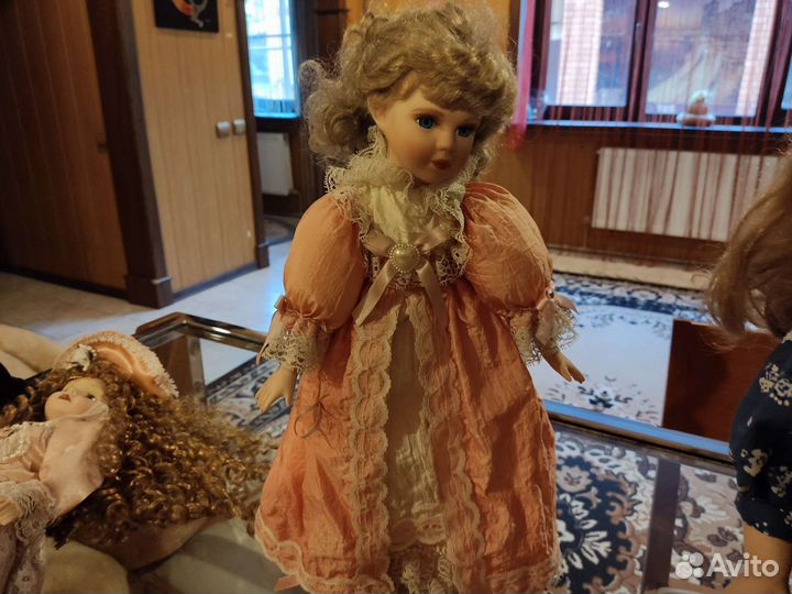 Куклы фарфоровые большие