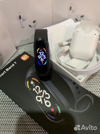 Комплект AirPods 2+xiaomi mi 7