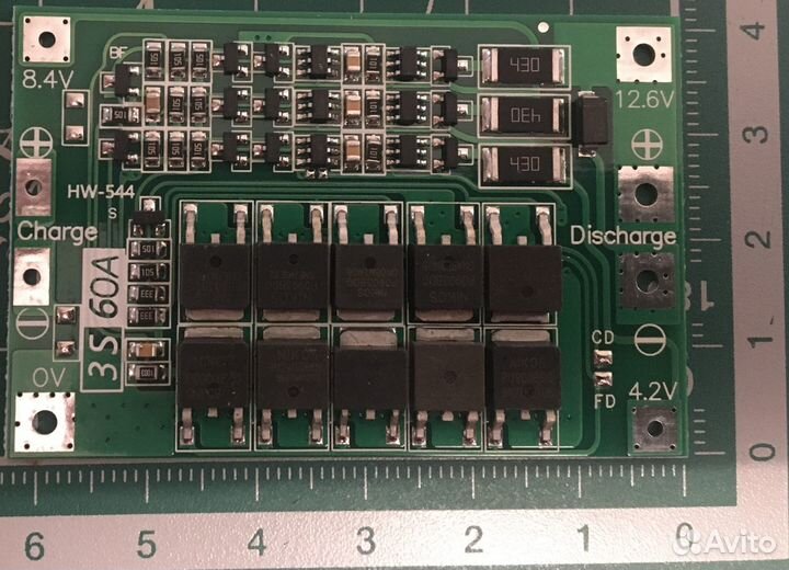 Плата BMS 3S 4S 25A 40A 60A