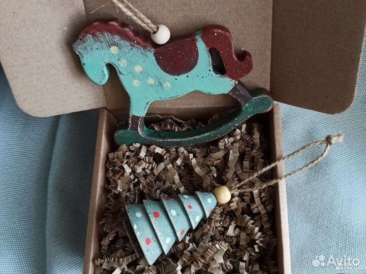 Игрушки из дерева, ёлочные игрушки