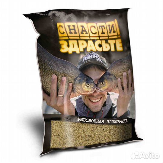 Прикормка «снасти здрасьте» Хлебушек с чесноком