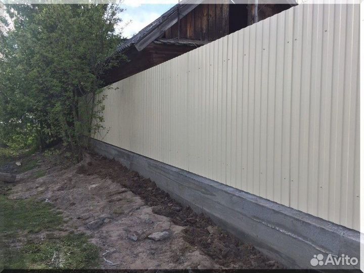 Забор металлический