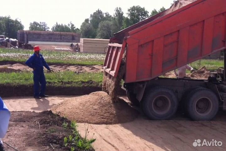 Песок для бетона от 5м3