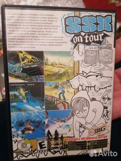 Диск Xbox original ssx on tour