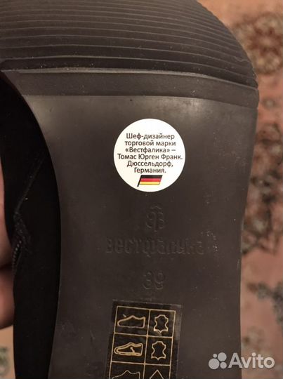 Зимние женские сапоги 38 новые