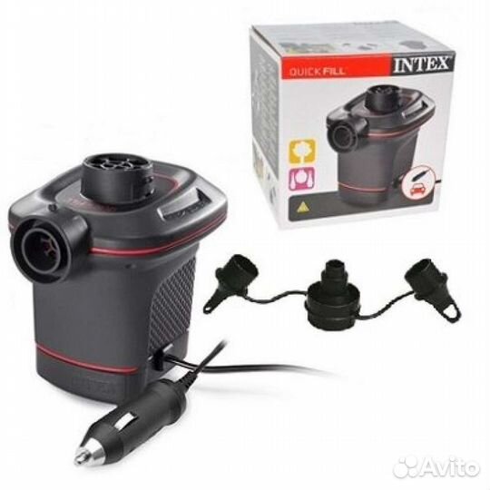 66636 intex Насос электрический автомобильный 12В