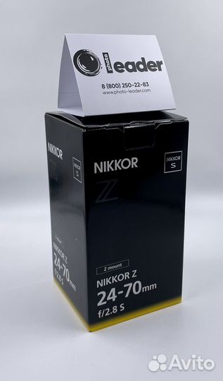 Nikon 24-70MM F/2.8S nikkor Z