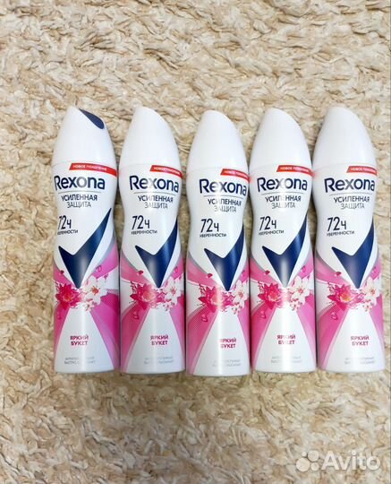 Rexona дезодорант и ollin крем-спрей