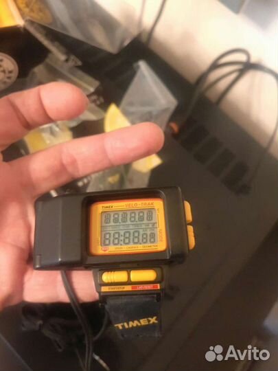 Часы - велокомпьютер. Timex. Винтаж. Конец 80х