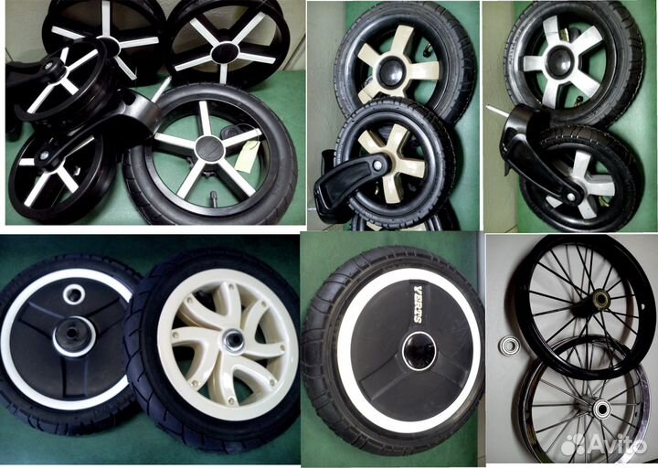 Колесо диск камера покрышка втулка для коляски