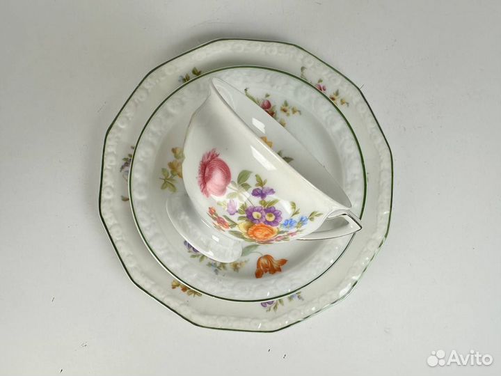 Старинная чайная тройка Rosenthal Maria. 1930г