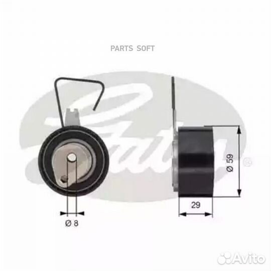 Gates T43141 T43141 ролик натяжной ремня грм\ Rove