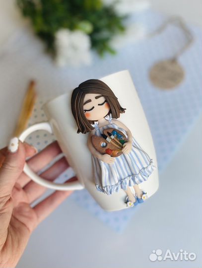 Кружка с декором по фото