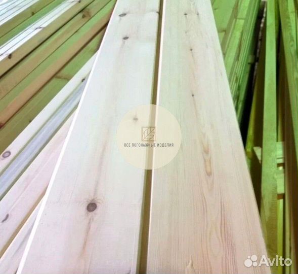 Планкен скошенный из сосны пиломатериалы