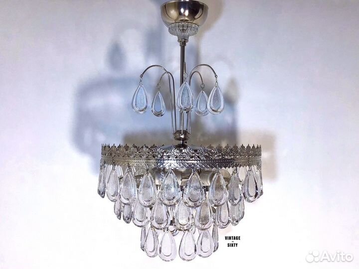 Люстра хрустальная СССР 80-е гг