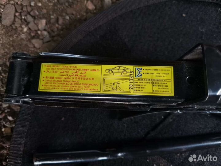 Домкрат kia Киа, Хендай